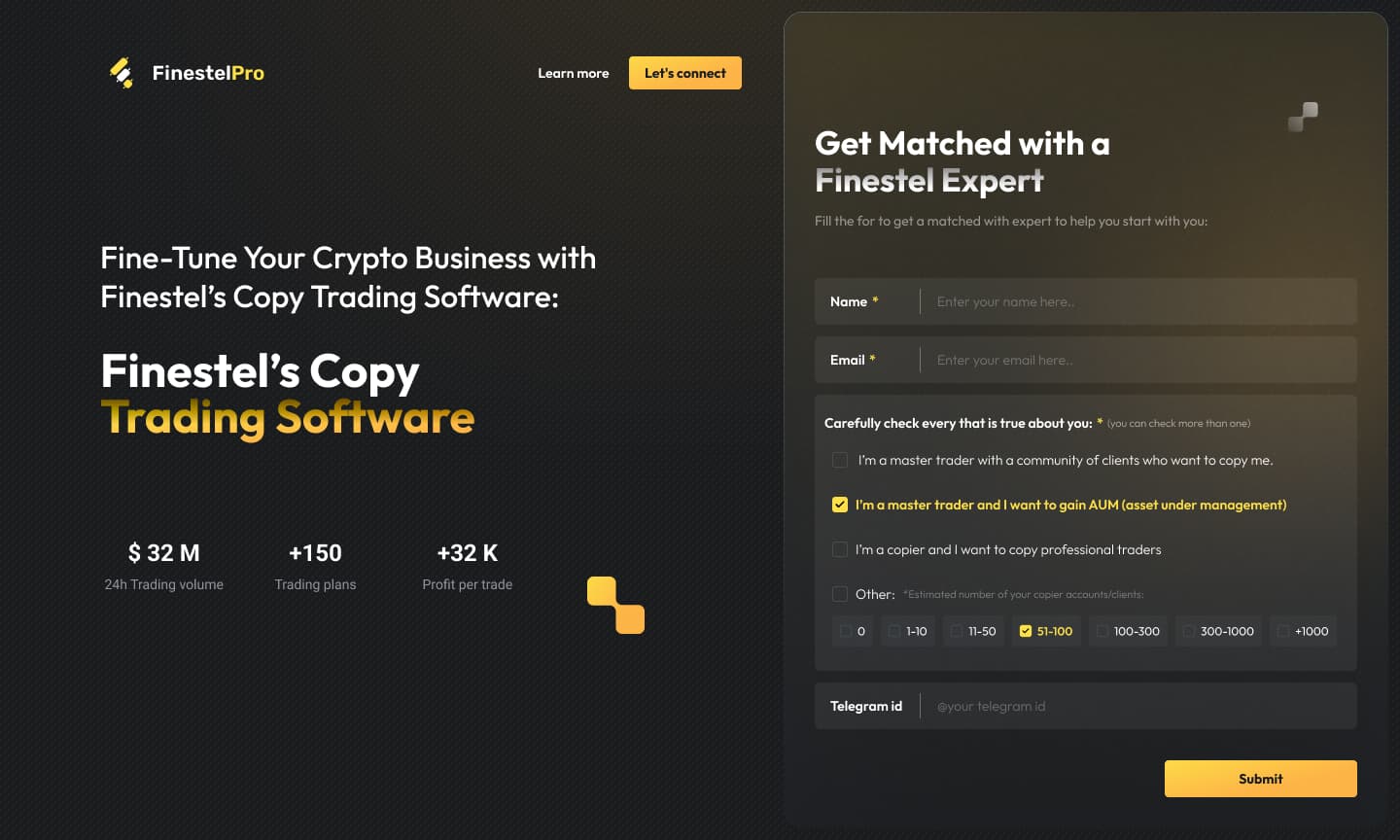 UX Case Study: Enhancing the Copy Trading Experience on Finestel